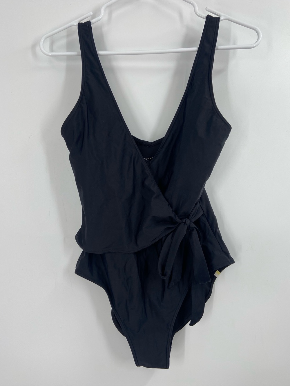 Summersalt One Piece Bathing Swim Suit Knot Black 8